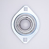 SBPFL205-14 Pressed Steel 2 Bolt Oval Flange Unit 7/8" Bore Bottom View