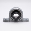12mm bore UP001 Mini Zinc Alloy Eccentric Collar Pillow Block Bearing Front View