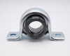 SAPP203 Pressed Steel Locking Collar Pillow Block Bearing 17mm Bore Front View