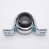 SAPP207 Pressed Steel Locking Collar Pillow Block Bearing 35mm Bore Flat View