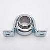 SBPP206 Press Steel Set Screw Pillow Block Bearing Top View