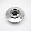 SAPF203 Pressed Steel Three Bolt Flange Locking Collar Bearing 17x81x28.6 Back View