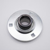 SAPF205-14 Press Steel 3 Bolt Flange Locking Collar Bearing Shaft Size 7/8 Front View