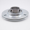 SBPF207 Press Steel 3-Bolt Flange Set Screw Bearing 35mm Bore Side View