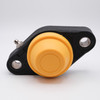 WP-SSBFL204+CC Waterproof Thermoplastic 2-Bolt Oval Flange 20mm Bore Block Front View