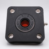 WP-SSBF204+CC Waterproof Thermoplastic 4-Bolt Square Flange Block Back View