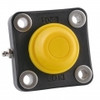 ABWP-SSBF204 Anti-Bacterial Waterproof Plastic Mounted Bearing 20mm Bore Side View