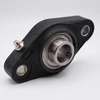 WP-SSBFL205+CC Waterproof Thermoplastic 2-Bolt Oval Flange 25mm Bore Left Angled View