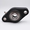WP-SSBFL205+CC Waterproof Thermoplastic 2-Bolt Oval Flange 25mm Bore Front View