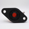 WP-SSBFL208+CC Waterproof Thermoplastic 2-Bolt Oval Flange Block 40mm Bore Back View