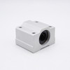 SMA8UU Pillow Case Linear Bearing Sealed  8mm Bore Left Angled View