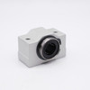 SMA10VUU Short Pillow Block Cased Linear Bearing 10x40x26mm Left Angled View
