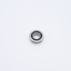 F687-2RS Miniature Flanged Ball Bearing 7x14x5mm Front View