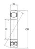 205PPB bearing drawing