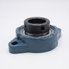 SAFTD205 Oval Ductile Flange Bearing Shaft Size 25mm Side View