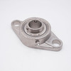 SUCSFL203 Stainless Steel 2 Bolt Flange Unit 17mm bore Grease Feed View