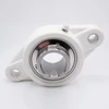 SUCVFL201-8 Plastic Oval 2 Bolt Flange 1/2" Front View