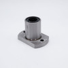LMH13UU Oval Linear Motion Flange Ball Bushing 13x23x61mm Side Right Angled View