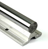 1" Shaft SRA16x35 Linear Rail Support Assembly WSS16 SRA16 Top View