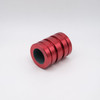 SWP04 Inch Size Linear Plain Bearing PTFE Lined 1/4x1/2x3/4 Right Angled View