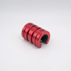 SWPOP06 Open PTFE Lined Plain Linear Bearing 3/8x5/8x3/8 Left Angled View