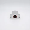 SWAP08 Inch Sized Closed PTFE Lined Plain Linear Pillow Block Bearing 1/2" Bore Front View