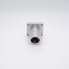 SWKP06 Square Flange Linear Bearing 3/8" Bore Front View