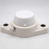 SUCVFL205-16 Two Bolt Thermoplastic Flange Block Ball Bearing 1" Bore Cap View