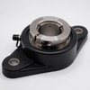 TP-SUEFL206-20 2-Bolt Flanged Mounted Block Unit 1-1/4" Bore Left Angled View