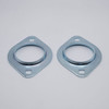 72MST 2-Bolt Pressed Steel Flange Housing 72mm Top View