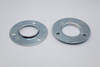 62MS 3-Bolt Pressed Steel Circle Flange Housing 62mm Bottom View