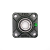 UCF218-56 Four Bolt Flanged Mounted Bearing 3-1/2" Bore Front View