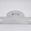 TBP1-3/4x5/8-15/32 2-Bolt Fixed Aluminum Pillow Block Housing Flat Bottom View