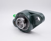 UCFL213 Cast Iron 2-Bolt Oval Flange Bearing 65mm bore Left Side View