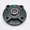 UCFC208-24 Round Flange Housing 4 Bolt w/ Set Screw Ball Bearing Shaft Size 1-1/2" Top View