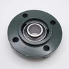 UCFC208-25 Round Flange Housing 4 Bolt w/ Set Screw Ball Bearing Shaft Size 1-9/16" Bottom View