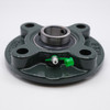 UCFC214-44 bore 2-3/4" Round Flange Housing 4 Bolt Set Screw Ball Bearing Side View