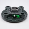 UCFC215-47 Round Flange Housing 4 Bolt w/ Set Screw Ball Bearing Shaft Size 2-15/16" Side View