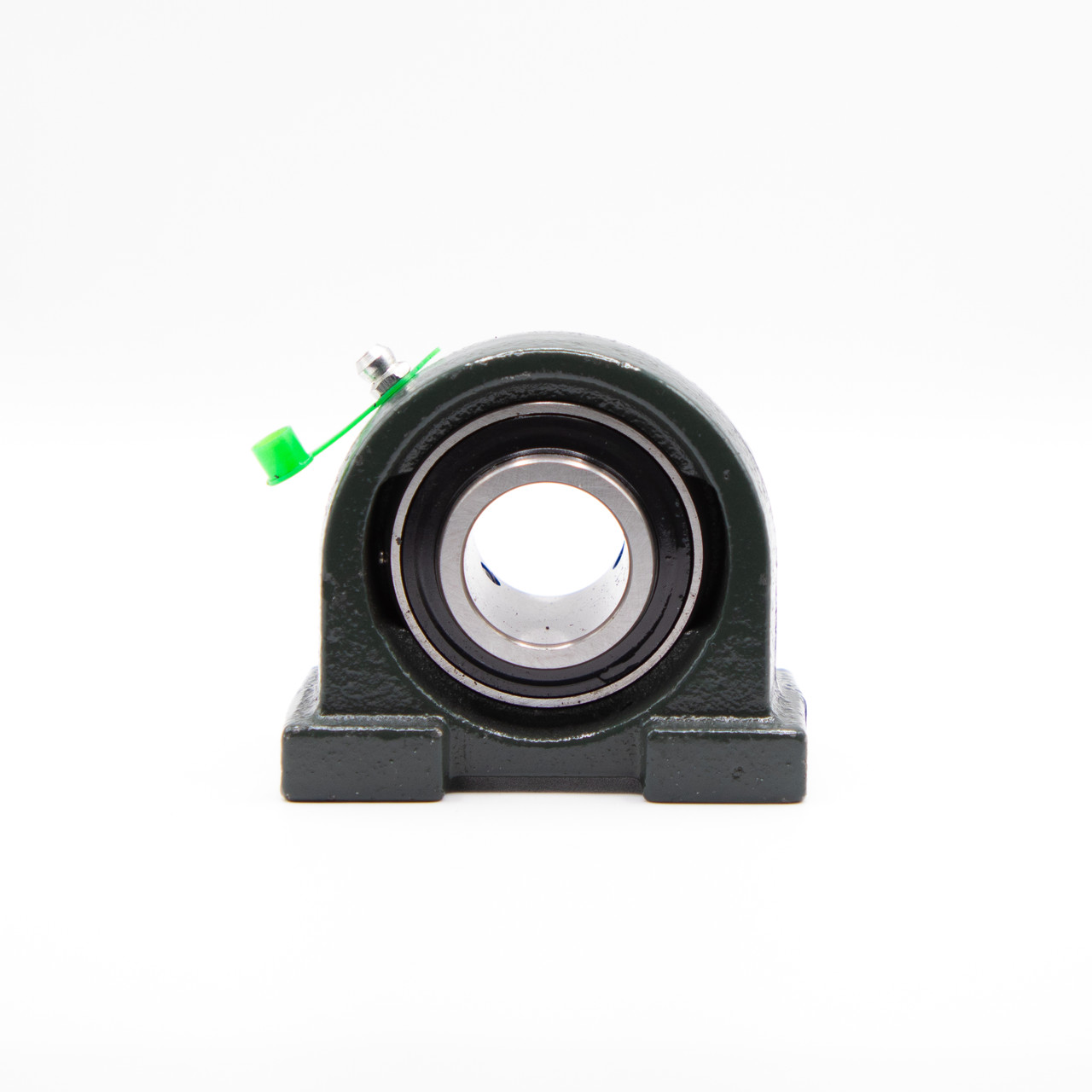 UCPA212-38 Tapped Base Pillow Block Bearing 2-3/8" Bore Back View