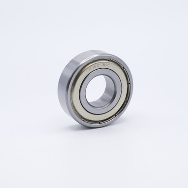 6207ZZ Ball Bearing 35x72x17mm Left Angled View
