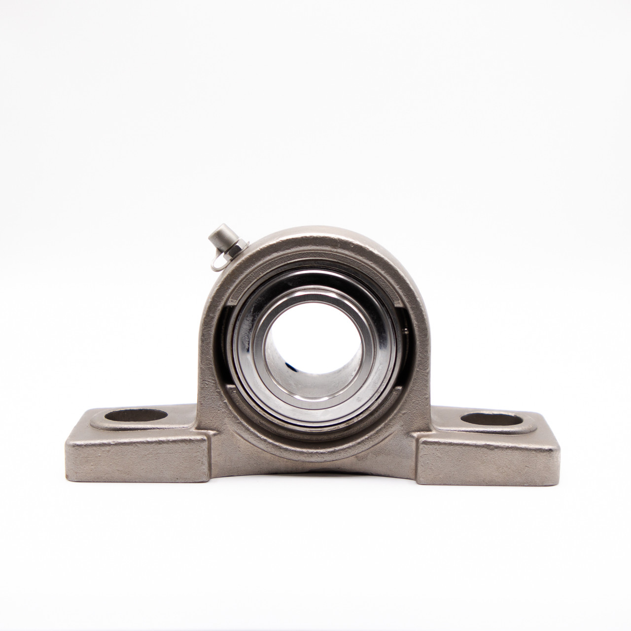 SUCSP207-21 Two Bolt Stainless Steel Pillow Block Mounted Bearing 1-5/16" Bore Back View