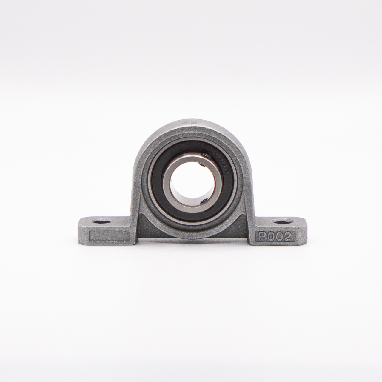 KP004 Mini Zinc Set Screw Pillow Block Bearing 20mm Bore Front View