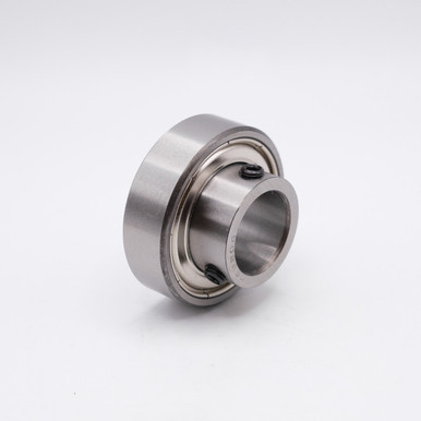 CSB205-15 Cylindrical Outer Insert Bearing with Set Screw 15/16" Bore Left Angled View