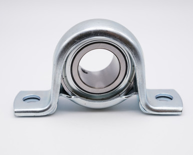 SBPP205-15 Press Steel Set Screw Pillow Block Bearing Back View