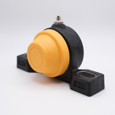 WP-SSBP208+CC Waterproof 2-Bolt Pillow Block Bearing 40mm Bore Right Angled View