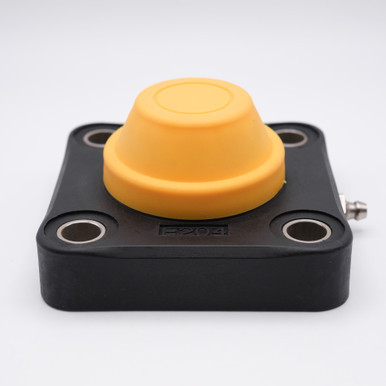 WP-SSBF208+CC Waterproof Thermoplastic 4-Bolt Oval Flange Block 40mm Side View