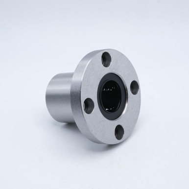 SWF8-UU Linear Flange Ball Slide Bearing 1/2x7/8x1-1/4 Back Left Angled View