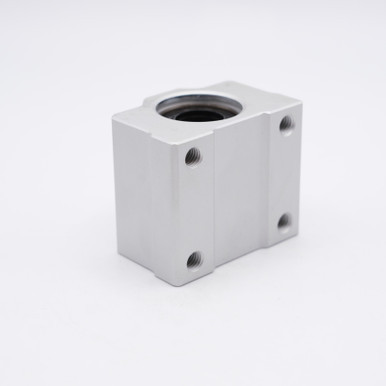 SMA10UU Pillow Case Linear Bearing 10mm Bore Bottom Left Side View