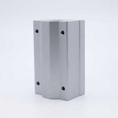SMA12WUU Double Pillow Block Linear Bearing 12x42x28mm Top Right View