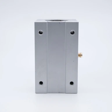 SMA16WUU Double Pillow Block Linear Bearing 16x50x38.5mm Bottom View
